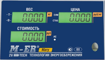 Пленочная панель передняя 223 АС LCD в Петрозаводске