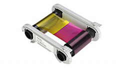 Полноцветная лента (YMCKO) на 500 оттисков с чистящим роликом; для принтера Advent SOLID 700 в Петрозаводске